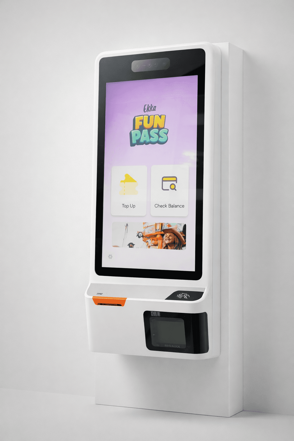 Ekka Fun Pass self-service kiosk