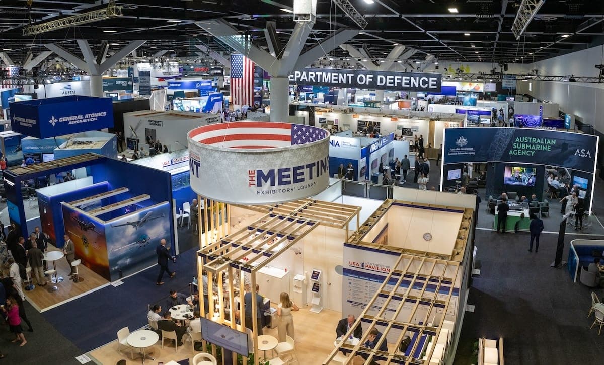 Indo-Pacific 2025 exhibition floor at ICC Sydney