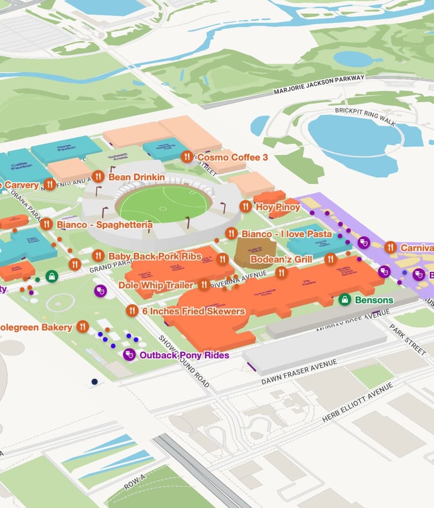 Mappedin venue map used in Ludo wayfinding